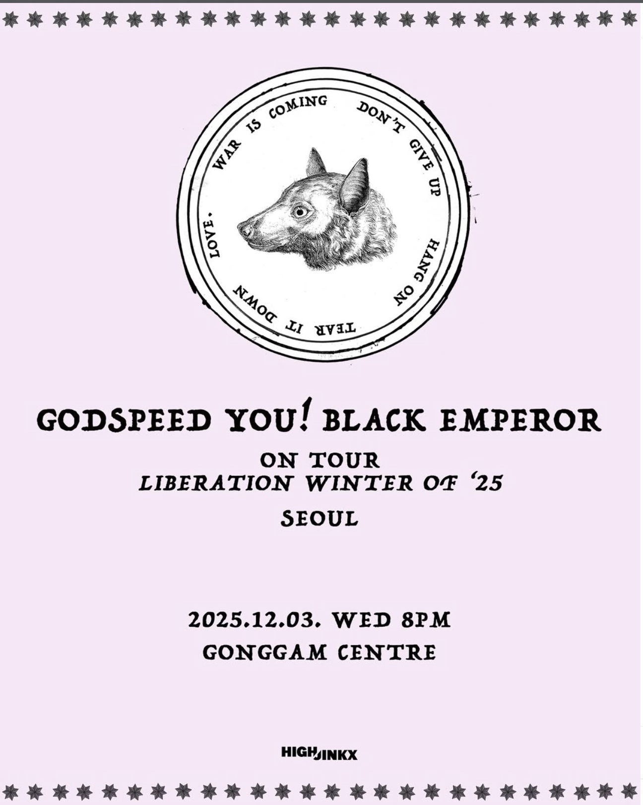 Godspeed You! Black Emperor - Liberation Winter Tour Seoul